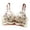 Beige, variant on Women's Full Coverage Floral Lace Bra, Comfortable Wireless Padded Lifting Comfort Everyday Bra for A-C Cup