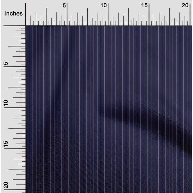 oneOone Polyester Lycra Navy Blue Fabric Pin Stripe Craft Projects Decor Fabric Printed By The Yard 56 Inch Wide