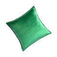 thumbnail image 4 of Seat Cushion Cover Solid Color Velvet Replacement Soft Decorative Reusable Zipper Sofa Pillow Case Accessories Green 50x50cm, 4 of 9