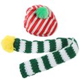 thumbnail image 3 of Pet Scarf Kit, Skin Friendly Easy To Wear Adorable Easy To Clean Dog Hat And Scarf Set  For Christmas For Small Medium Large Dogs For Pet For Cat Dog, 3 of 8