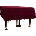 thumbnail image 1 of ORUYROP Housse de Piano à Queue Classique Universelle Décorative, Rouge, Taille : 155cm/61.0 Pouces, 1 of 3