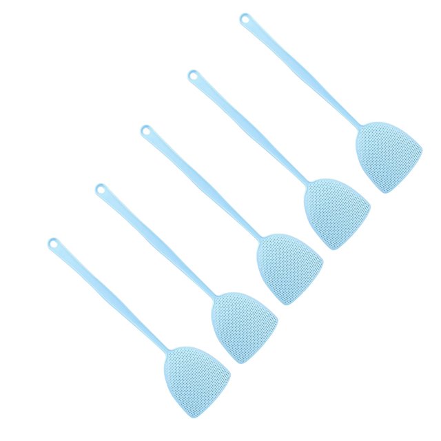 XZNGL Plastic Fly Swatter With Extended Handle Net Surface Household Fly Swatter
