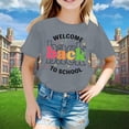 thumbnail image 2 of WEAIXIMIUNG T-Shirts pour Adolescentes T-Shirts pour Enfants Rentrée des Classes Graphique Manches Courtes Col Rond T-Shirt Lumineux et Confortable pour Garçons et Filles, 2 of 4