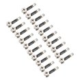 thumbnail image 1 of Unique Bargains 20 Ensembles de Raccords de Meubles 15mm OD Cam Raccord avec Boulons de Tige Écrou Pré-Inserté, 1 of 1