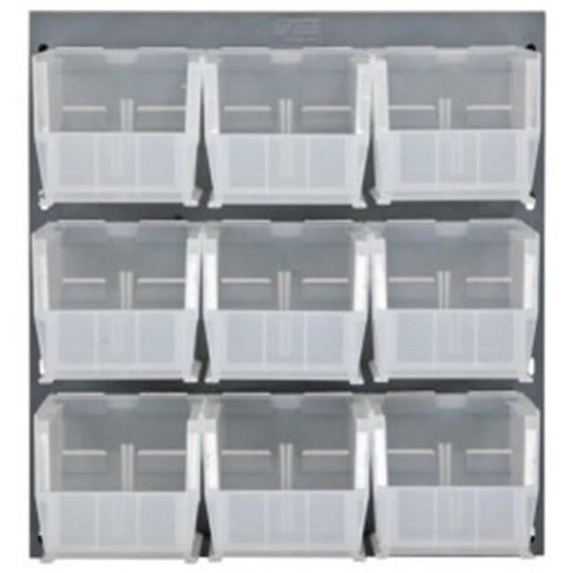 Quantum Storage QLP-1819-230-9CL Panneau Perlé 18 x 19 Po avec 16 Bacs Transparents