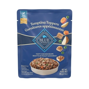 Blue Buffalo Tempting Toppers Natural Wet Dog Food Topper, Chicken Dinner 85g