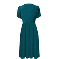 thumbnail image 4 of Lenago Robes d'Été Grande Taille pour Femmes 2023 Invitées de Mariage Mode Femmes Décontracté Aguichant Col en V Imprimé Été Manches Courtes Poches Robe Fête Plage Robes en Liquidation, 4 of 5