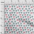 thumbnail image 1 of oneOone Cotton Poplin Fabric Triangle Block Printed Craft Fabric BTY 42 Inch Wide, 1 of 4