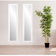 thumbnail image 2 of BrandtWorks BM3SKINNY-2PC Miroir Pleine Longueur Blanc Mat, 2 of 4