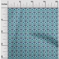 thumbnail image 2 of oneOone Polyester Spandex Turquoise Blue Fabric Sewing Material Print Fabric By The Yard 56 Inch Wide, 2 of 5