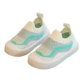 thumbnail image 2 of Girls Sneakers, Spring New Soft Soled Single Shoes Baby Walking Shoes Bow Mesh Princess Small Solid Shoes, 2 of 9