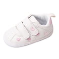 thumbnail image 1 of Spring Summer Toddler Sports Shoes Lightweight Flat Sole Comfortable Double Strap Hook Loop Design For Boys Girls,Size:6-12 Months, 1 of 9