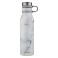 thumbnail image 1 of Contigo Couture Matterhorn Stainless Steel Water Bottle, White Marble, 1 of 5