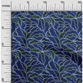 thumbnail image 2 of oneOone Velvet Blue Fabric Abstracts Craft Projects Decor Fabric Printed By The Yard 58 Inch Wide, 2 of 4
