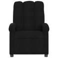 thumbnail image 2 of vidaXL Massage Recliner Chair Black Fabric, 2 of 5