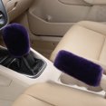 thumbnail image 1 of 2Pcs Voiture Poignée de Frein à Main Couvre Levier de Vitesses Poignée de Couvercle Manche Peluche Hiver Doux Chaud Frein à Main, 1 of 7