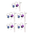 thumbnail image 2 of QualitChoice AK6 PLUS Écouteurs Filaires Oreillette à Réduction de Bruit Casque avec Embouts Colorés avec Micro 5 Ensembles, 2 of 6