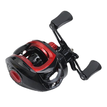 Metal Baitcasting Reel, Long Cast Spool 7.2:1 Gear Ratio Baitcaster Fishing Reel for Saltwater Freshwater Anglers