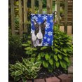 thumbnail image 2 of Carolines Treasures SC9603GF Bull Terrier Blue Snowflake Winter Flag Garden Size, 2 of 3