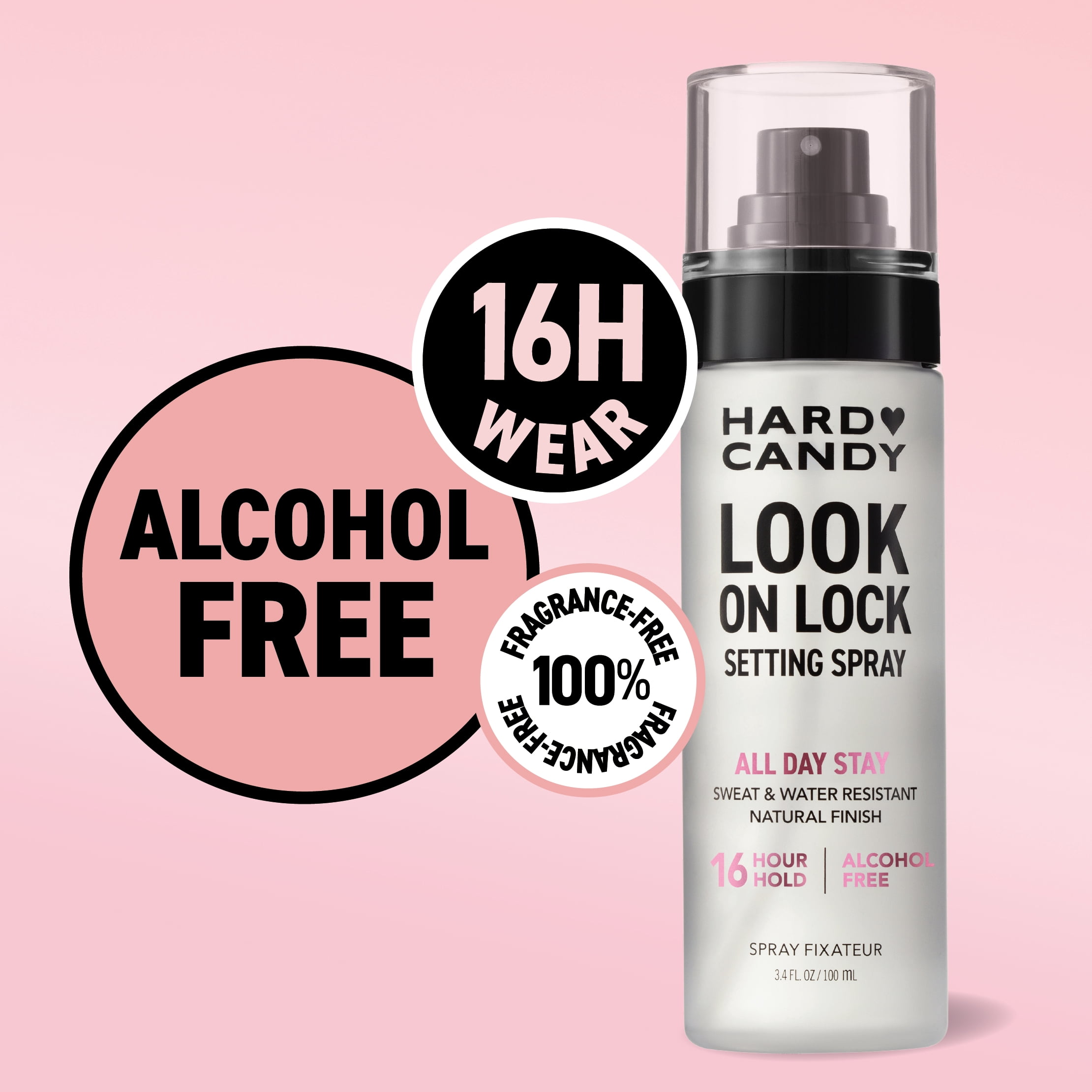 Hard Candy Look On Lock Setting Hard Candy Look On Lock Free, tenue 16 heures, résistant à la transpiration, longue tenue
