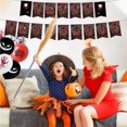 thumbnail image 4 of stanreset Halloween Cupcake Toppers Kit Halloween Banner Skeleton Tombstone Cake Card Handprint Balloon Set Party Decorations, 4 of 4