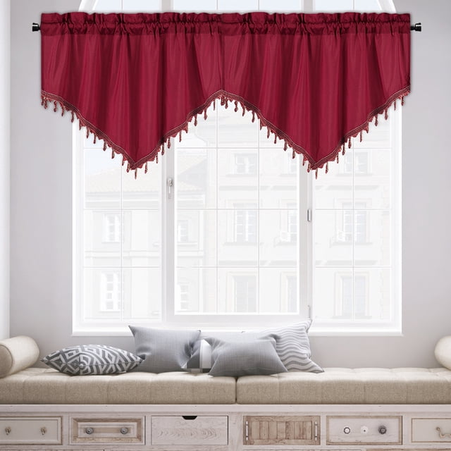 Chmadoxn Rideau de Douche, Rideaux Occultants Rideaux Rideaux Courts Rideaux de Couleur Unie Rideaux Rideaux de Cuisine Petits Rideaux Rideaux à Tringle Rideaux Courts