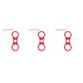 thumbnail image 1 of bedienty Outils de Réparation de Vélo Clé de Fourche avant Alliage d'Aluminium Réparation Retrait Clé Destinée à SUNTOUR XCM/XCR/XCT/RST B Rouge (27mm-28mm) 3Ensemble, 1 of 6