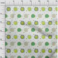 thumbnail image 3 of oneOone Tissu Jersey Coton Vert Matériel de Robe Médicale Tissu Imprimé Tissu au Mètre 58 Pouces de Large, 3 of 4
