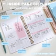 thumbnail image 4 of College Supplies, Weekly Planner With Lines For Diary Notes And Daily Planning Solid Hardcover Elegant Self Filling Schedule A5 Planner Coil Notebook, Student Gifts, 4 of 6