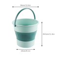 thumbnail image 3 of EGNMCR Buckets Folding Bucket, Car Wash, Telescopic Portable Foot Bucket Foldable water pail, 3 of 3