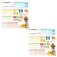 thumbnail image 4 of ziyahi 76x Stylish Cartoon Food Toothpick For Kids Safe Durable And Easy To Clean Gift Idea Fruit Fork 2Set, 4 of 6