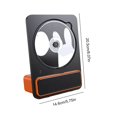 thumbnail image 4 of Lecteur CD Vertical Portable de Bureau - Lecteur de Disque d'Album de Musique Bluetooth pour la Maison avec Sortie 3,5 mm, 4 of 5