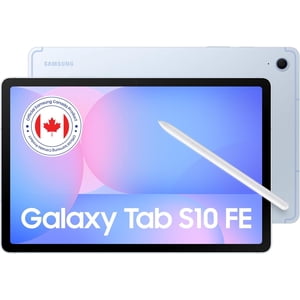 Restauré Samsung Onglet Galaxy S10 FE 10.9" tablette 128GB Wi-Fi (bleu clair) AI Comprimé, 90Hz, 13MP Caméra, IP68, S Stylo inclus - Ouvrir la boîte