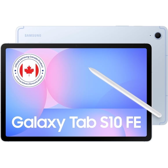 Restored Samsung Galaxy Tab S10 FE 10.9" Tablet 128GB Wi-Fi (Light Blue) AI Tablet, 90Hz, 13MP Camera, IP68, S Pen Included - Open Box