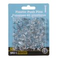 thumbnail image 2 of Clear Plastic Push Pins 75 Pieces, 2 of 2