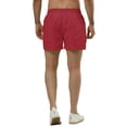 thumbnail image 3 of INSPIRE CHIC Men's Shorts Drawstring Waist Mesh Lining Board Beach Swimwear 34 Red, 3 of 7