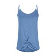 thumbnail image 4 of Timegard Camisoles pour Femmes Col Rond Bretelles Spaghetti Nœud Confortable Chic Décontracté Sans Manches Hauts Blouse, 4 of 7