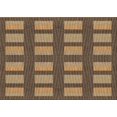 thumbnail image 1 of Ahgly Company Machine Washable Indoor Rectangle Transitional Bronze Brown Area Rugs, 4' x 6', 1 of 7