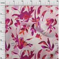 thumbnail image 3 of oneOone Georgette Viscose Fuschia Pink Fabric Abstract Ink Texture Craft Projects Decor Fabric Printed By The Yard 42 Inch Wide, 3 of 5
