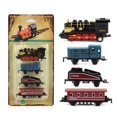 thumbnail image 1 of ToyKingdee Jouets de Train Petit Alliage Rétro Simulation Train à Vapeur à Rétrofriction Modèle de Locomotive Moulée sous Pression Cadeau de Fête d'Anniversaire Classe École Récompense Cadeaux, 1 of 6