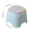 thumbnail image 2 of RKSTN Plastics Small Stools Plastic Mini Stool For Home Thickened For Living Room Bathroom Shoe Changing Sturdy And Lightweight, 2 of 5