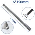 thumbnail image 1 of 150mm Long 6mm-19mm Hexagon Nut Driver Drill Bit Socket Wrench Extension Sleeve, 1 of 8