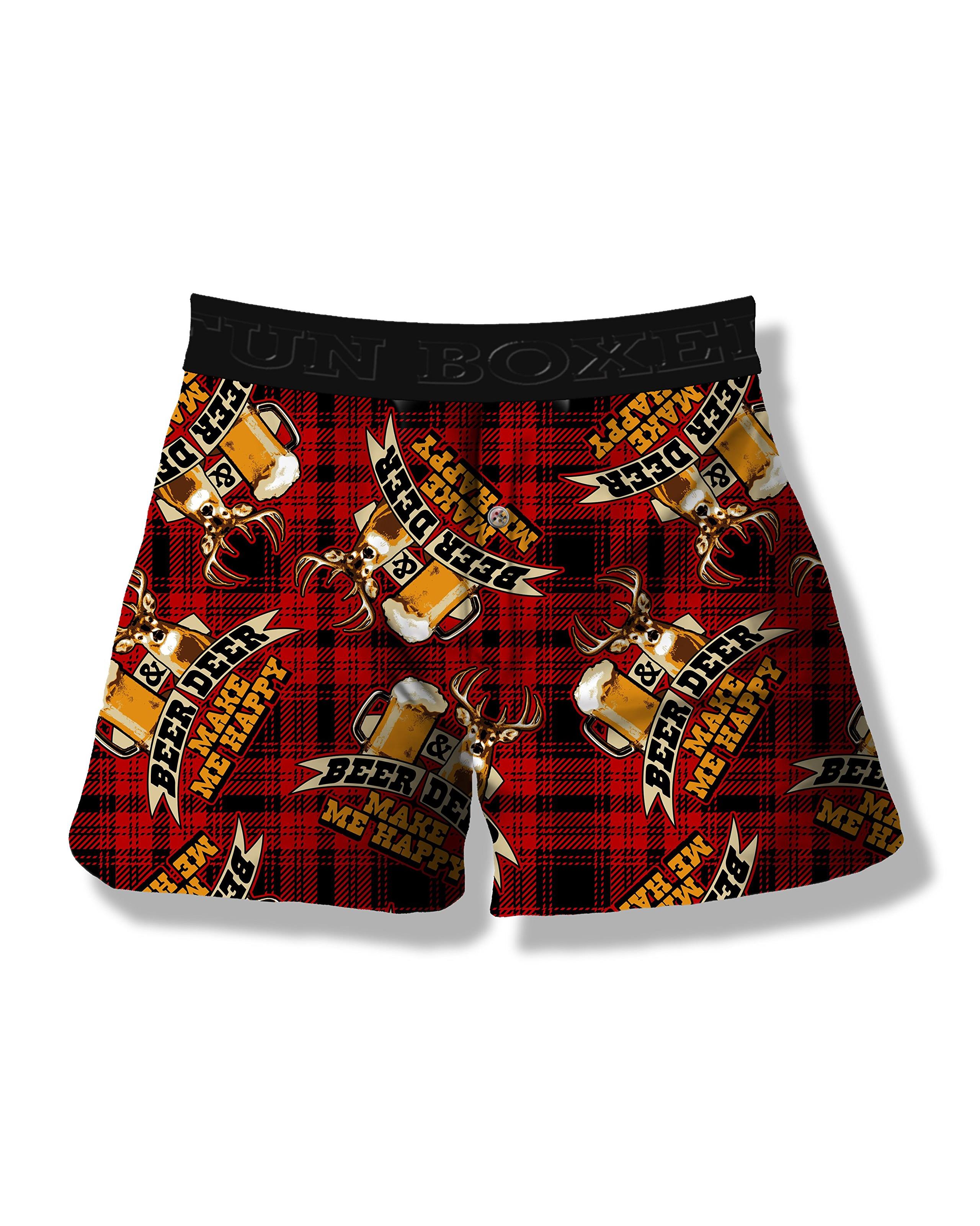 Men's' Boxer Shorts Fun Print Briefs Underwear Boxers