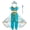 Dress with Accessories, variant on Girls Princess Jasmine Costume Halloween Party Dress Up