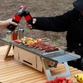 thumbnail image 3 of Smokeless Portable Stainless Steel Folding Grill: Perfect for Outdoor Cooking!, 3 of 7