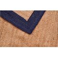 thumbnail image 5 of Indian Handmade Braided Navy Blue Border with Inner Natural Jute Area Rug, Home Décor Rug, Jute Rug for Bedroom, Dining Room, living room, Doormat Rug Size - 4' x 6' (120 cm x 180 cm), 5 of 5