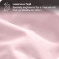 thumbnail image 4 of Bare Home Percale Weave Pillowcase Set - 300 Thread Count - 100% Organic Cotton - Standard, Dusty Pink, 4 of 4