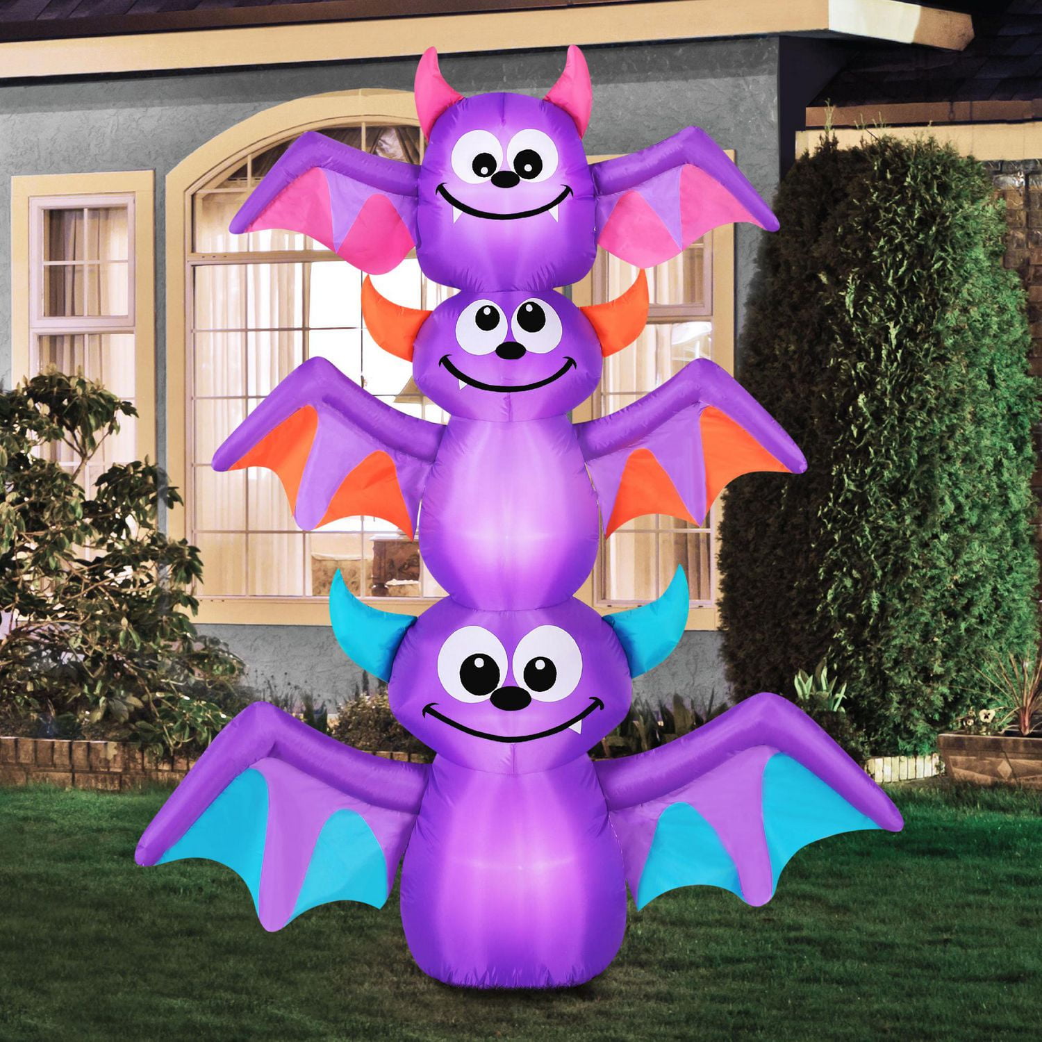 Occasions Halloween Pile de chauve-souris gonflable de 6 pieds