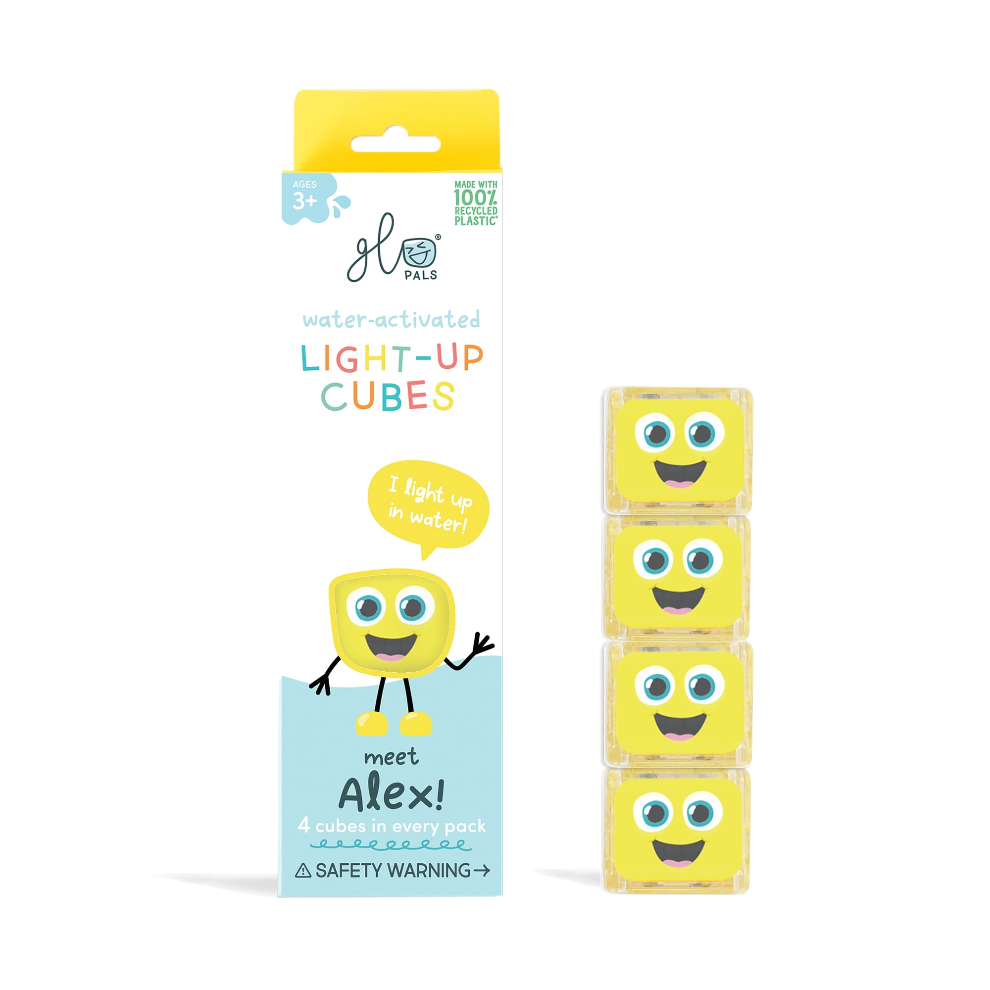 Glo Pals 4-Pack Replacement Light-Up Cubes - Alex