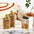 thumbnail image 4 of Bocal de Rangement avec Couvercle Hermétique Décoratif Bocal Transparent Bocal à Biscuits pour Noix Pâtes Sucre, 4 of 6
